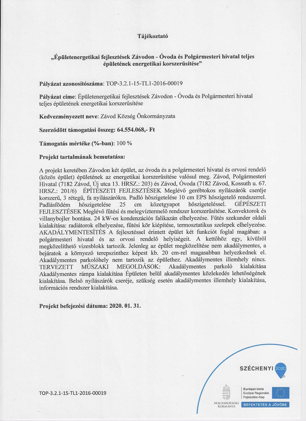 Tájékoztató